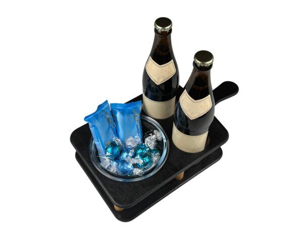 Die Schreiner Christoph Siegel Couchbar • Snackbar • Sofa-Bar • Couchbutler • Snackbox • gemütlicher Sofaabend • Männergeschenk • Geburtstagsgeschenk • Hochzeit • Größe M von Die Schreiner Christoph Siegel