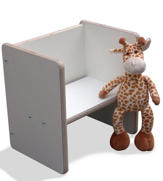 Die Schreiner Christoph Siegel Kinder Wendehocker 2mount"" - weiss - zum selbst zusammen bauen von Die Schreiner Christoph Siegel