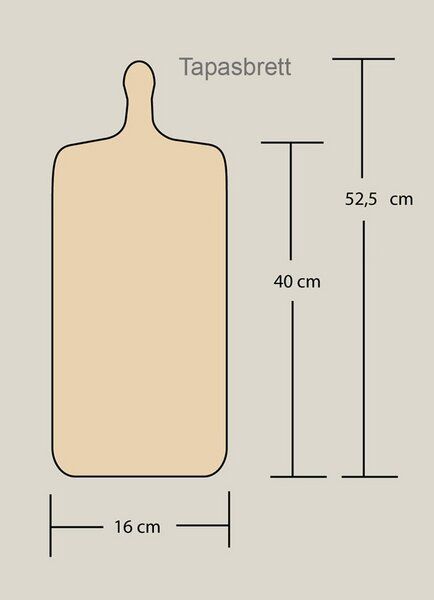 Die Schreiner Christoph Siegel Probier- oder Tapasbrett - formschön & praktisch von Die Schreiner Christoph Siegel