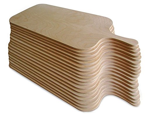Die Schreiner - Christoph Siegel Flammkuchenbrett - rustikal minimalistisch, Braun, 34,5 cm x 18,5 cm x 0,9 cm, 2. Wahl von Eli