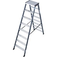 KRAUSE® SePro D Doppelleiter, eloxiert 2x8 Stufen von KRAUSE®