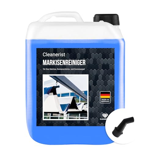 Die Seifenblase 10 Liter Markisenreiniger AP04 Konzentrat inkl. Auslaufhahn für Sonnenschirme, Sonnendächer, Zelte, Vorzelte, Sonnensegel von Die Seifenblase