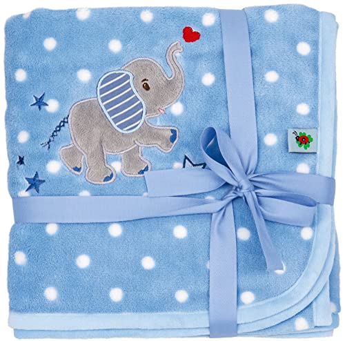 Die Spiegelburg Kuscheldecke, hellblau - BabyGlück (ca. 75x100 cm) von Die Spiegelburg