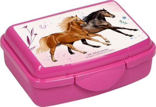 Die Spiegelburg - Mini-Snackbox - Pferdefreunde, pink von Die Spiegelburg