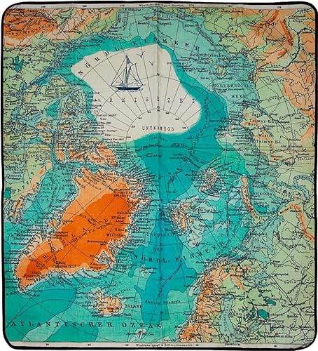 Spiegelburg Picknick-Decke Landkarte Reisezeit (ca. 135x150 cm) von Die Spiegelburg