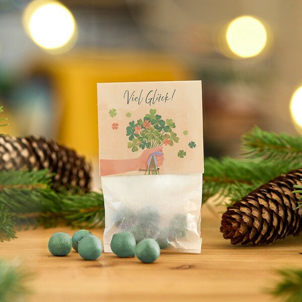 Die Stadtgärtner 10x5 Blumenmurmeln im Tütchen "Viel Glück" I Mutmacher I Glücksbringer für Prüfung, Abitur I Gastgeschenk Silvester Die Stadtgärtner 10x5 Blumenmurmeln im Tütchen "Viel Glück" I Mutmacher I Glücksbringer für Prüfung, Abitur I Gastgeschenk Silvester von Die Stadtgärtner