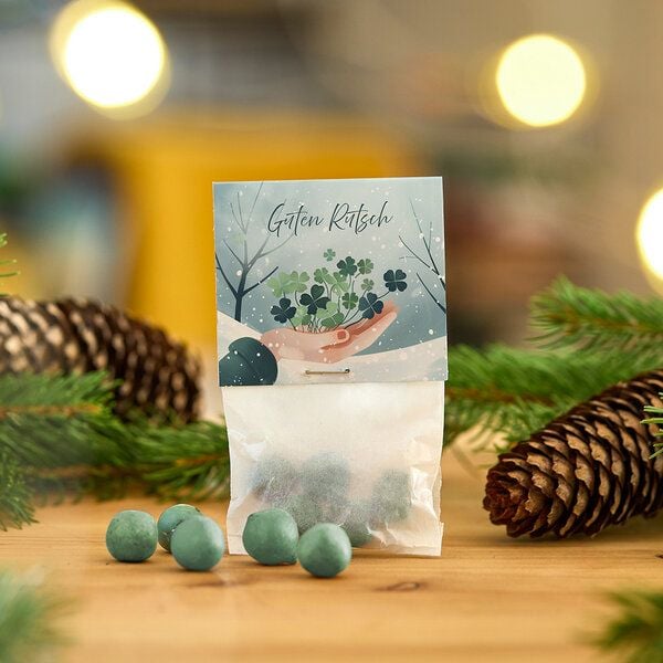 Die Stadtgärtner Bald wieder da 10x5 Blumenmurmeln im Tütchen "Guten Rutsch" I Gastgeschenk Silvester und Neujahr I Giveaway Die Stadtgärtner Bald wieder da 10x5 Blumenmurmeln im Tütchen "Guten Rutsch" I Gastgeschenk Silvester und Neujahr I Giveaway von Die Stadtgärtner