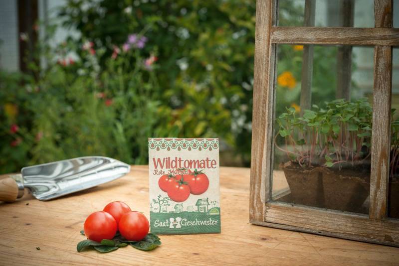 Die Stadtgärtner Blumensamen Die Stadtgärtner: Bio-Wildtomate rot I Premium Gemüse-Samen für bis von Die Stadtgärtner
