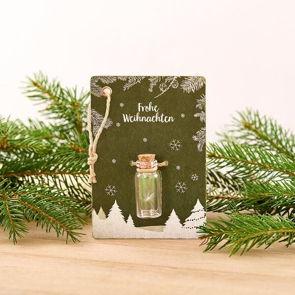 Die Stadtgärtner Kleiner Wunscherfüller - Frohe Weihnachten I Kleinigkeiten zu Weihnachten I Weihnachtsgeschenk I Geschenkanhänger von Die Stadtgärtner