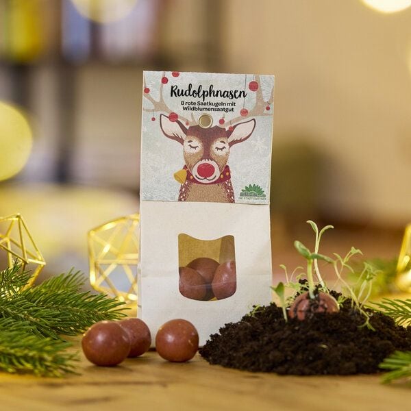 Die Stadtgärtner Rudolphnasen – Rote Blumenmurmeln von Die Stadtgärtner