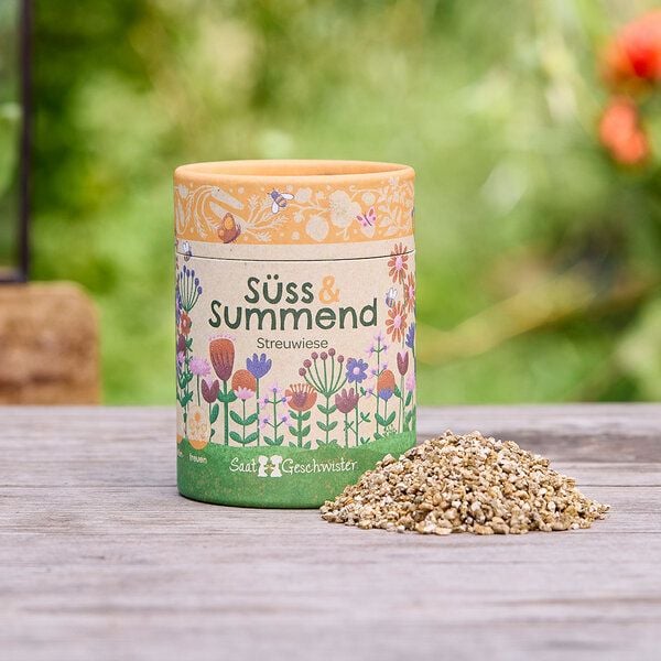 Die Stadtgärtner Süß & Summend I Blumenmischung und Samenmischung I Streuwiese I Geschenk für Gärtner und Naturfreunde Die Stadtgärtner Süß & Summend I Blumenmischung und Samenmischung I Streuwiese I Geschenk für Gärtner und Naturfreunde von Die Stadtgärtner