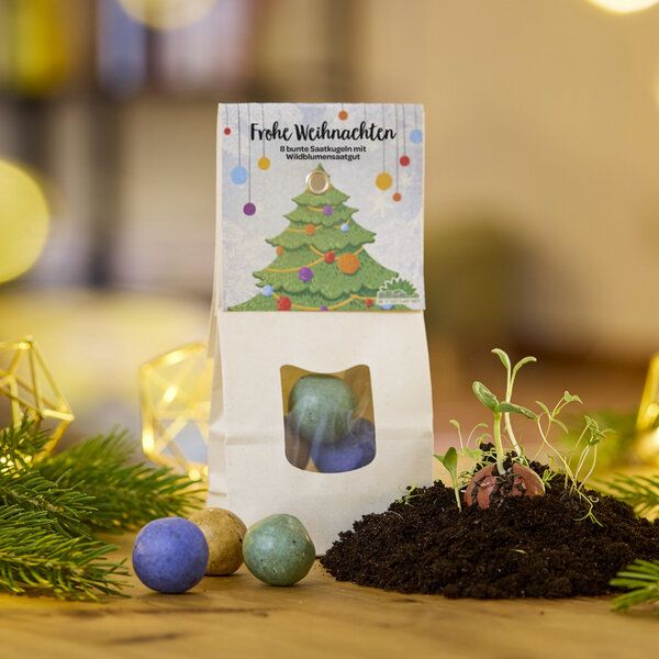 Die Stadtgärtner Weihnachtskugeln - Bunte Blumenmurmeln von Die Stadtgärtner