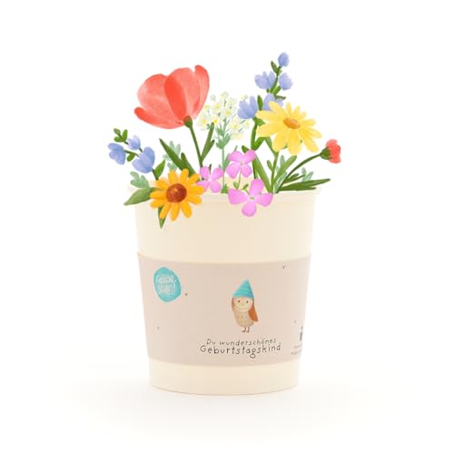 Wildblumen-Anzuchtset als Geburtstagsgeschenk | Umweltfreundlicher Anzuchtbecher mit Saatgut, Kokos-Quelltablette & Anleitung | Nachhaltige Geschenkidee für Geburtstage, Mitbringsel & Feiern Wildblumen-Anzuchtset als Geburtstagsgeschenk | Umweltfreundlicher Anzuchtbecher mit Saatgut, Kokos-Quelltablette & Anleitung | Nachhaltige Geschenkidee für Geburtstage, Mitbringsel & Feiern von Die Stadtgärtner