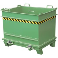 Bauer® Baustoffcontainer BC 1000, lackiert, Resedagrün von Bauer®