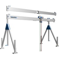 SCHILLING Alu-Portalkran mit teilbarem Träger, Einhängepunkt 1.259-2.359 mm, Länge 4.000 mm, TK 1.500 kg von SCHILLING