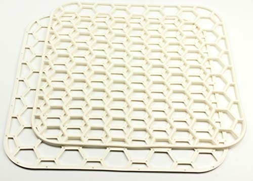 Spülbeckeneinlage weiß eckig 2 er Set 28cm Spülbeckenmatte Spülmatte Abtropfmatte Kühlschrankeinlage Matte Antirutschmatte Küchenhelfer Spülbeckeneinlage weiß eckig 2 er Set 28cm Spülbeckenmatte Spülmatte Abtropfmatte Kühlschrankeinlage Matte Antirutschmatte Küchenhelfer von Die schönen Dinge