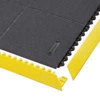 NoTrax Anti-Ermüdungsmatte Cushion Ease Solid™ Nitrile, BxL 910 x 910 mm, schwarz von NoTrax