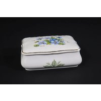 Ak Kaiser Deckeldose/Dose Handbemalt Signiert Floral Blumen #u4 von DieAufraeumerDE