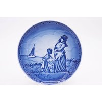 Royal Copenhagen/Wandteller Erstausgabe Muttertags Serie 1989 Vaters Heim #o von DieAufraeumerDE