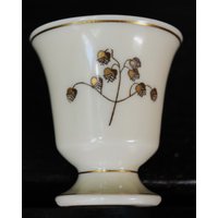 Royal Copenhagen Goldenes Zittergras 884 Eierbecher 9728 Grüner Rand Rar #w von DieAufraeumerDE