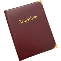 Zeugnismappe Kunstleder Personalisiert 3 Farben Einschulung Geschenk von DieBesondereMappe