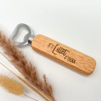 Holz Flaschenöffner - „It's Lillet O'clock" | Perfektes Geschenk Für Lillet-Liebhaber von DieDekoStube