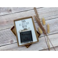Personalisiertes Flachmann-Geschenk Für Den Besten Papa Personalisiertes Flachmann-Geschenk Für Den Besten Papa von DieDekoStube