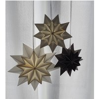 Weihnachtsdeko Origami-Sterne | 3 Stück Wohndeko Papieranhänger Fensterschmuck Weihnachtsdeko Origami-Sterne | 3 Stück Wohndeko Papieranhänger Fensterschmuck von DieFalterei