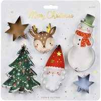 6-Tgl. Ausstechformen Set Bestehend Aus Tannenbaum, Schneemann, Nikolaus, Rentier Und Sterne 6-Tgl. Ausstechformen Set Bestehend Aus Tannenbaum, Schneemann, Nikolaus, Rentier Und Sterne von DieFamilienfeier