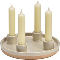 Adventskranz Modern Aus Keramik Natur 19 cm Adventskranz Modern Aus Keramik Natur 19 cm von DieFamilienfeier