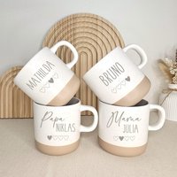Geschenk Familie, Tasse Personalisiert Familien, Familiengeschenk, Familientasse, Kaffeetasse, Namenstasse, Mama Papa Tochter Sohn von DieFarbkleckserei123