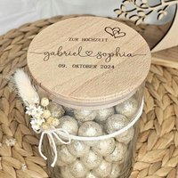 Personalisiertes Vorratsglas Als Hochzeitsgeschenk von DieFarbkleckserei123