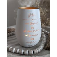 Windlicht L Kollegin Wunschlicht Geschenk Zum Abschied Weiß Gold Silber Wunschname Mit Namensgravur Windlicht L Kollegin Wunschlicht Geschenk Zum Abschied Weiß Gold Silber Wunschname Mit Namensgravur von DieMau