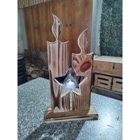 Dekokerzen "Pärchen" von DiePalettenSchmiede