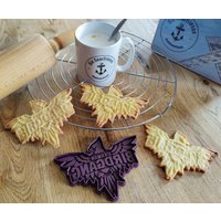 Cookie Cutter German Birdgang E.v. - Keksstempel Keksausstecher Vereinslogo Claycutter von DieSaarfriesen
