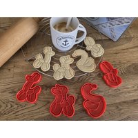 Luftballontiere Cookie Cutter Set - Keksausstecher Luftballon Claycutter Für Fondant Fimo Keramik Backzubehör von DieSaarfriesen