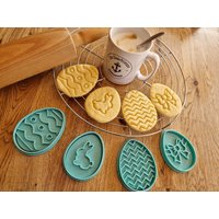 Ostereier Cookie Cutter Set - Keksausstecher- Keksstempel Ostern Ausstechformen Backzubehör Fondant Kekse Plätzchen Clay Ostereier Cookie Cutter Set - Keksausstecher- Keksstempel Ostern Ausstechformen Backzubehör Fondant Kekse Plätzchen Clay von DieSaarfriesen
