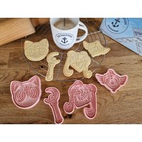 Sailor Moon Cookie Cutter Set - Keksausstecher Comic Helden Anime Ausstechformen Keksebacken Backzubehör Keskstempel Fondant von DieSaarfriesen