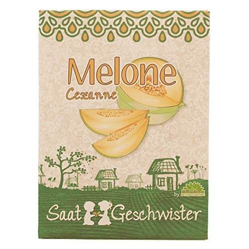 Die Stadtgärtner Melone "Cézanne"-Saatgut | bezirzt mit sehr intensivem Duft und unverkennbarem Aroma | Leicht keimende Samen von Die Stadtgärtner