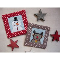 Mug Rug Schneemann Und Rentier Set 2Tlg.untersetzerstoffuntersetzertasserudolph Reserviert Mug Rug Schneemann Und Rentier Set 2Tlg.untersetzerstoffuntersetzertasserudolph Reserviert von DieStickAG