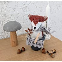 Neufuchs Finleyfigur Im Tontopfherbstdeko von DieStickAG