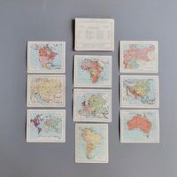 Antike Mini Landkarten | Set Weltkarte, Europa, Amerika, Afrika, Asien, Australien Deutsches Reich, Oesterreich Ungarn Kopps Weltatlas, 1910 Antike Mini Landkarten | Set Weltkarte, Europa, Amerika, Afrika, Asien, Australien Deutsches Reich, Oesterreich Ungarn Kopps Weltatlas, 1910 von DieTandlerei