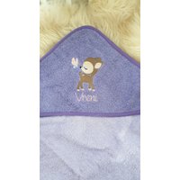 Babybadetuch Kapuzenhandtuch Reh Schmetterling Lila Flieder & Wunschname W553 Babybadetuch Kapuzenhandtuch Reh Schmetterling Lila Flieder & Wunschname W553 von DieWichtelstickerei
