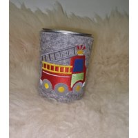 Spardose Kaffeekasse Feuerwehr Wollfilz W152 Spardose Kaffeekasse Feuerwehr Wollfilz W152 von DieWichtelstickerei