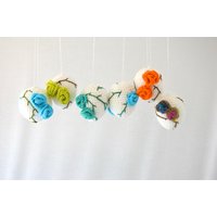 Ostereier Set 10, Gehäkelte Dekoration, Handgemacht, Blumen Ostereier Set 10, Gehäkelte Dekoration, Handgemacht, Blumen von DieWollwichtel