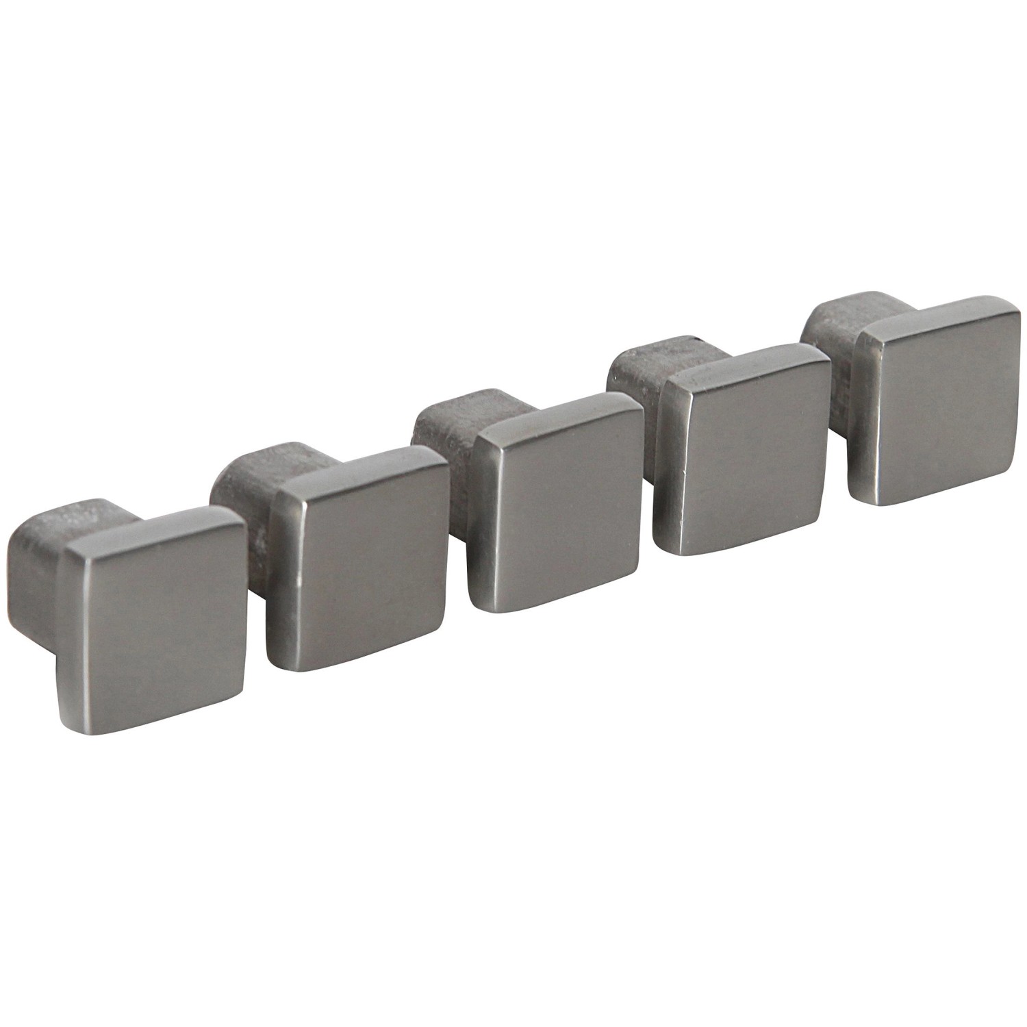 5 Endkappen Aluminium für Vierkantstäbe Aluminium von Dieda