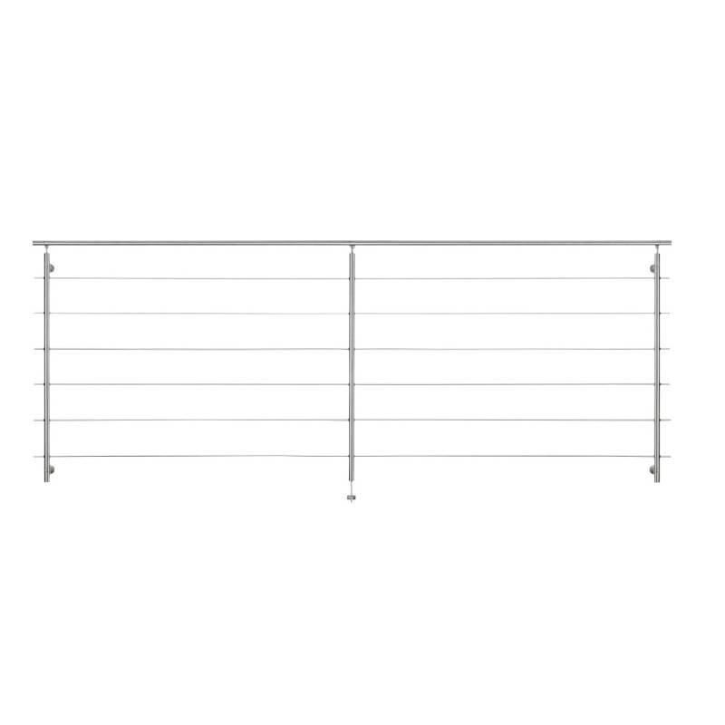 Geländerset für raumhohe Fenster waagerecht 250 cm Geländerset für raumhohe Fenster waagerecht 250 cm von Dieda