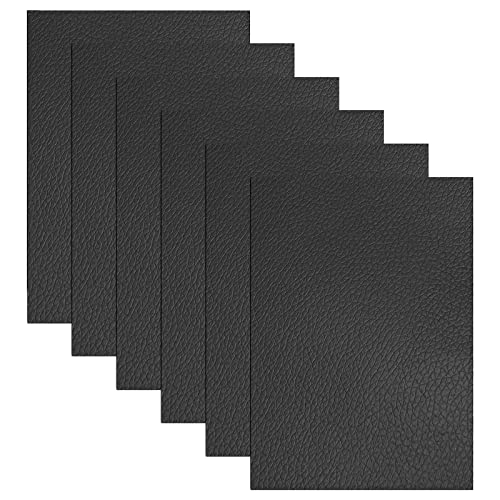 Kunstleder Reparaturset, 8 Stück 20 x 30cm Leder Reparatur Set,Lederflicken Selbstklebende Leder Reparatur Patch Lederreparatur Leder Reparatur Set für Sofa,Möbel,Taschen,Jacken,Autositze von Dieffematic