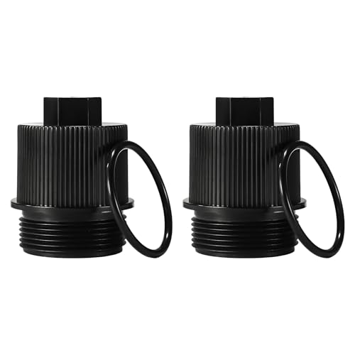 Diegimr 2stk 190030 Abflussstopfen Kappe für Pentair FNS Plus/Clean and Clear Plus/Quad DE-Filter, Poolfilter Ablassstopfen Ersatz mit O-Ringen für Zubehör Poolwartung von Diegimr