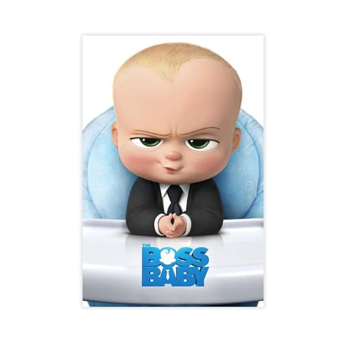 Diempi Filmposter "The Boss Baby (2017), Leinwandposter, Wandkunst, Dekordruck, Bild, Gemälde für Wohnzimmer, Schlafzimmer, Dekoration, 20 x 30 cm von Diempi